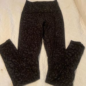 Black Cheetah Align Lululemon Leggings
